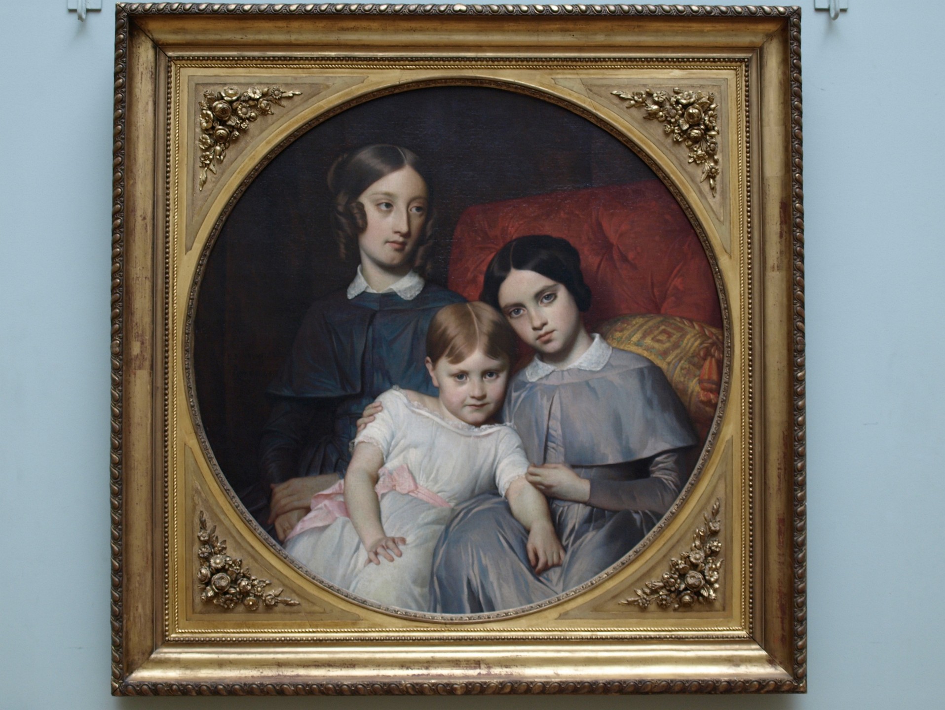 Portrait des Trois Filles d'Alphonse Jacob-Desmalter Leon Benouville